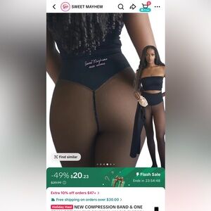 Sweet Mayhem Magic Fleece Lined Leggings Bronze Caramel L/XL (11-17)